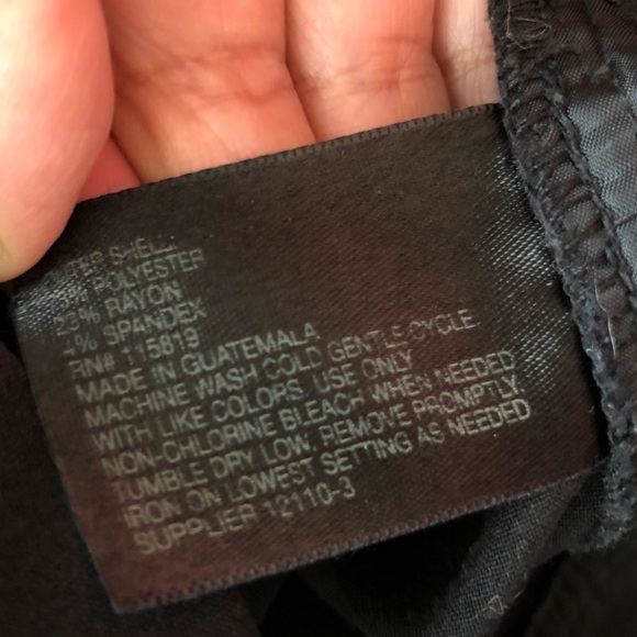 Worthington Black Career Modern Fit Women Pants 12 Tall - Picture 7 of 8